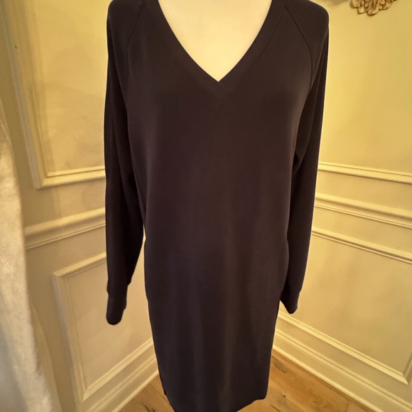 Athleta Seasoft Black Long Sleeve Dress - Picture 4 of 10